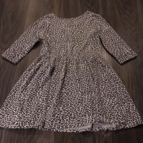 The Children’s Place Leopard Print Cotton Dress - Picture 3 of 4